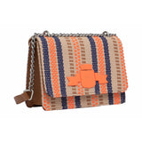Replay Women's Striped Phoenix Bag with Archive Logo