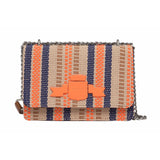 Replay Women's Striped Phoenix Bag with Archive Logo