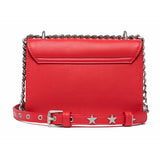 Replay Women's Flap Crossbody Bag in Solid Colors with Logo