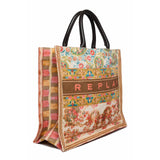 Replay Women's Printed Canvas Leather