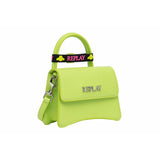 Replay Women's Micro Athena Handbag with Saffiano Effect