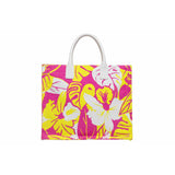 Replay Women's Canvas Tote Bag with Floral Print