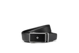 Samsonite AAMIR II Biz Plate AL Auto 02 Black Leather Belt