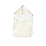 Front view of the Alviero Martini Newborn's Gold Geo Baby Nest. Available Online Today at Blue Salon Qatar.