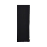 Front view of the scarf for the Nero women's black tailored abaya with front button detailing and matching scarf. Shop Online