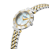 Saint Honore Gala Ladies White MOP Dial Silver Gold Plated Watch