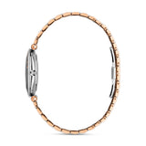 Saint Honore Gala Women's Black MOP Stainless Steel Silver Rose Gold Watch