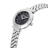 Saint Honore Gala Women's Black MOP Dial Stainless Steel Silver Watch