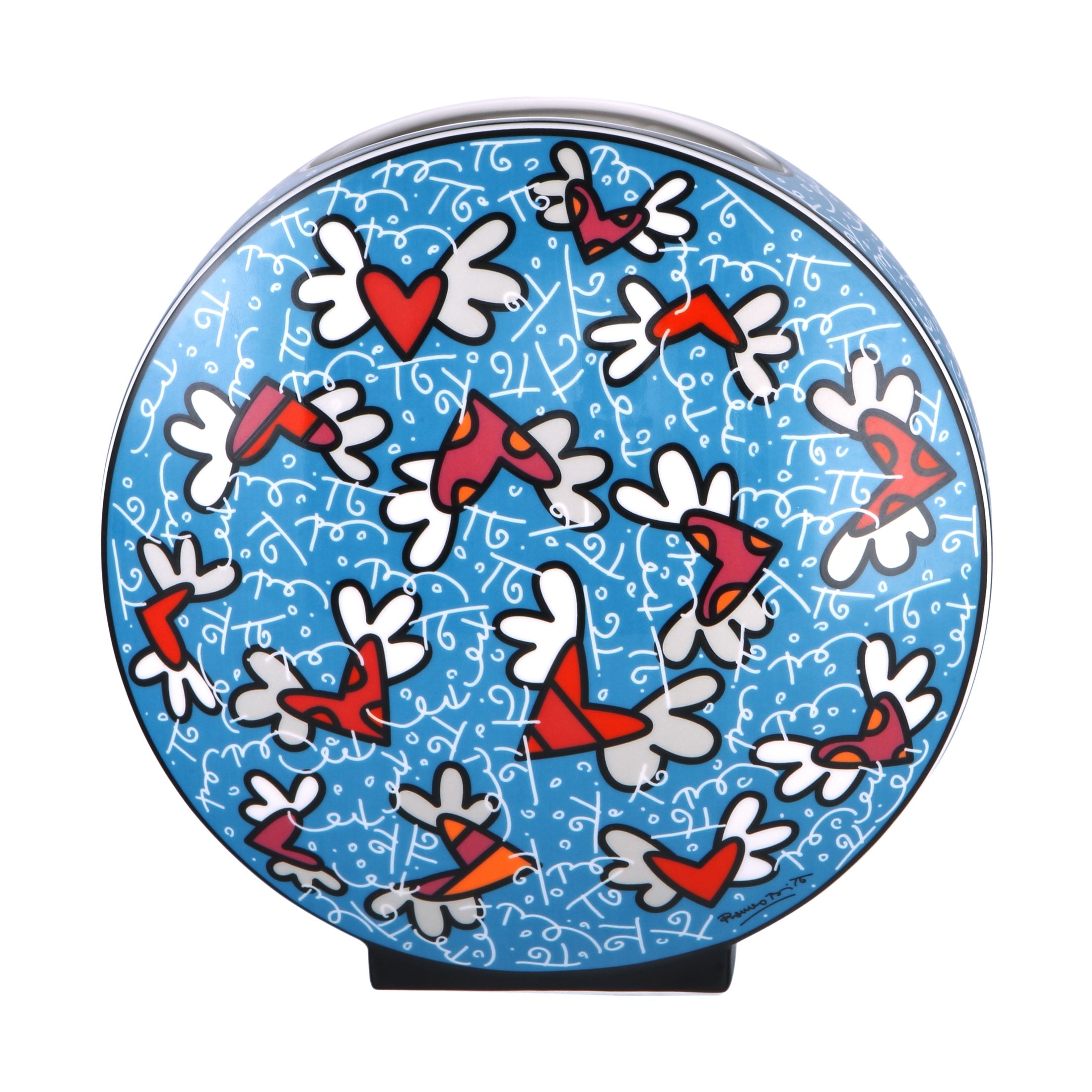 Goebel Porzellan Romero Britto Porcelain Vase In Love 20 – Bluesalon.com
