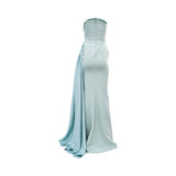 Gaby Charbachy Women's Baby Blue Long Dress