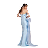 Gaby Charbachy Women's Blue Elegant Long Dress