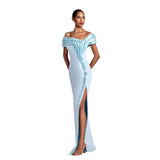 Gaby Charbachy Women's Light Blue Long Dress