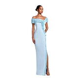 Gaby Charbachy Women's Light Blue Long Dress