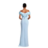 Gaby Charbachy Women's Light Blue Long Dress