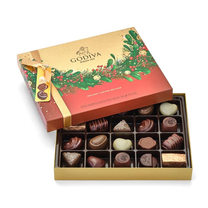 Godiva Holiday 20pcs Chocolate Gift Box | Chocolates | Chocolates & Biscuits | Gourmet Godiva Holiday 20pcs Chocolate Gift Box | Chocolates | Chocolates & Biscuits | Gourmet