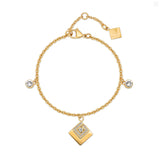 Guy Laroche Grace Ladies Gold Plated Bracelet With Crystals