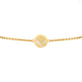 Guy Laroche Diane Ladies Gold Plated With MOP & Crystals Bracelet