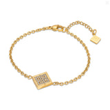 Guy Laroche Vivienne Ladies Gold Plated Bracelet With Crystals