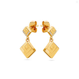 Guy Laroche Audrey Ladies Gold Plated Earrings With Crystals