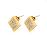 Guy Laroche Vivienne Ladies Gold Plated Earring With Crystals