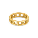 Guy Laroche Audrey Ladies Gold-Plated Ring Size 52