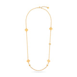 Guy Laroche Audrey Long Gold-Plated Necklace With Crystals