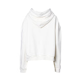 Gaelle Women's Off-white Fleece Sweatshirt