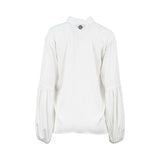 Gaelle Women's White Blouse