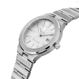 Guy Laroche Sacha Gents Silver Dial Stainless Steel Watch