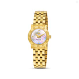 Guy Laroche Alex Ladies White MOP Gold Plated Watch