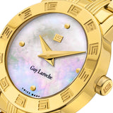 Guy Laroche Alex Ladies White MOP Gold Plated Watch