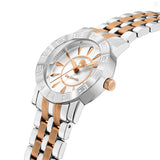 Guy Laroche Alex Ladies White Dial Stainless Steel Rose Gold Watch