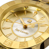 Guy Laroche Alex Ladies Light Champagne Dial Gold Plated Watch