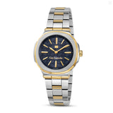 Guy Laroche Charlie Ladies Blue Dial Stainless Steel Gold Plated Watch