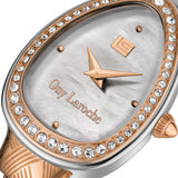 Guy Laroche Adeline Women's Two-Tone Wrap-Around Watch with White Mother of Pearl Dial
