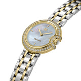 Guy Laroche Morgan Women's MOP Dial Two Tone Silver Gold Watch