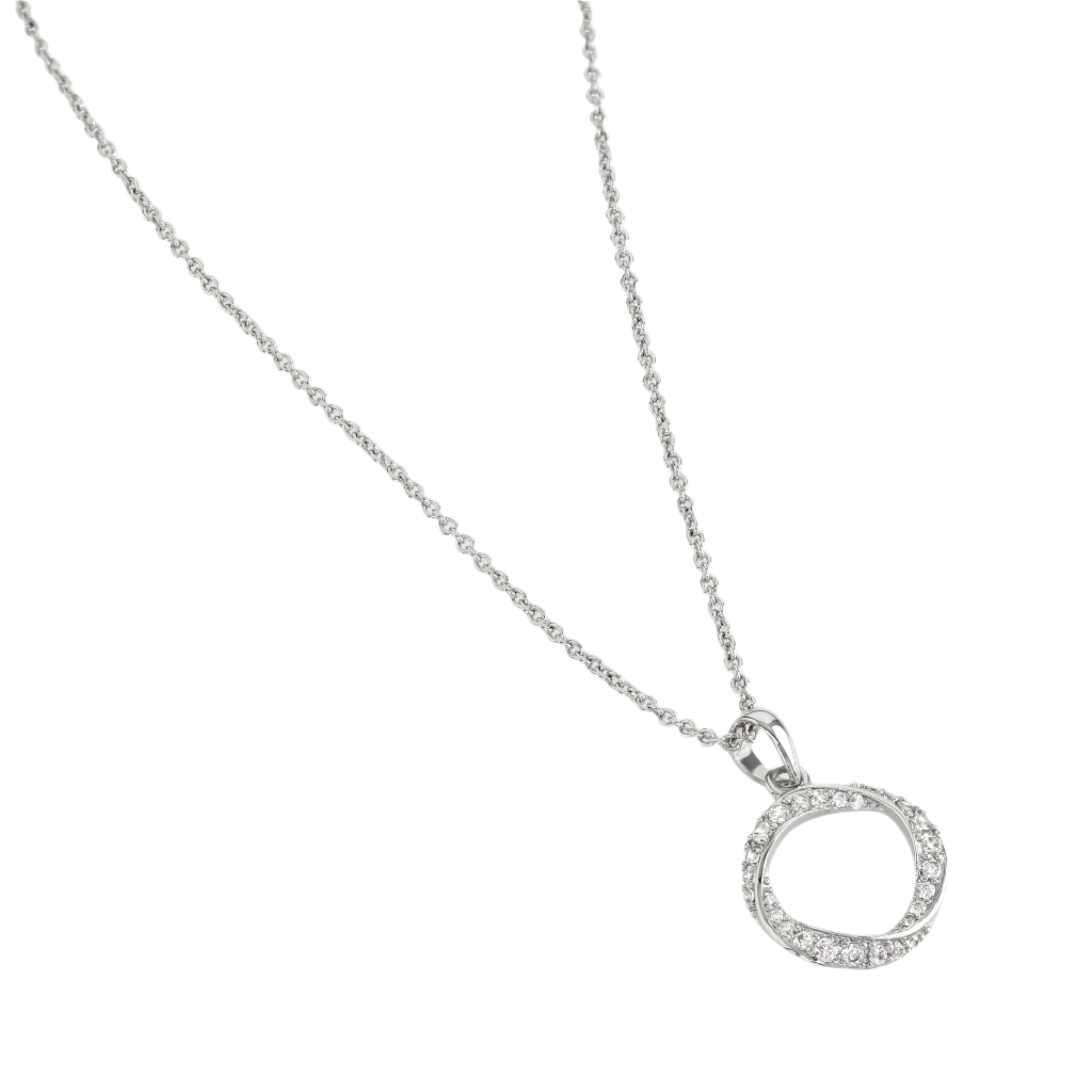 Buckley London Rhodium Viennese Hoop Necklace Rhodium O/S SS24 | Fashion Jewellery | Necklace | Necklace With Pendant | Women | Women Necklaces | Womens Buckley London Rhodium Viennese Hoop Necklace Rhodium O/S SS24 | Fashion Jewellery | Necklace | Necklace With Pendant | Women | Women Necklaces | Womens