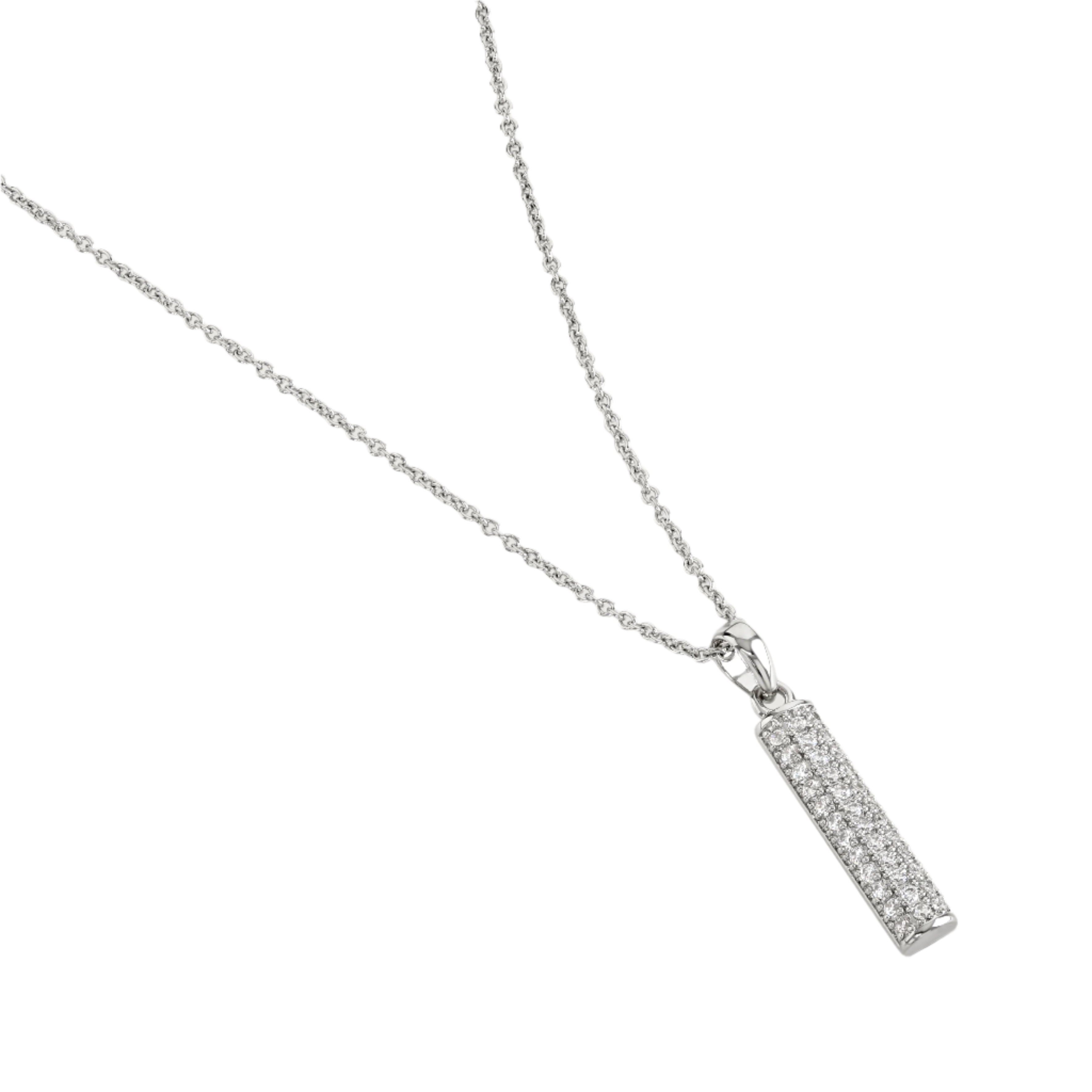 Buckley London Rhodium Pave Bar Necklace Rhodium | departure-to-desk | Fashion Jewellery | Necklace | Necklace With Pendant | new-season-2025 | Women | Women Necklaces | Womens Buckley London Rhodium Pave Bar Necklace Rhodium | departure-to-desk | Fashion Jewellery | Necklace | Necklace With Pendant | new-season-2025 | Women | Women Necklaces | Womens