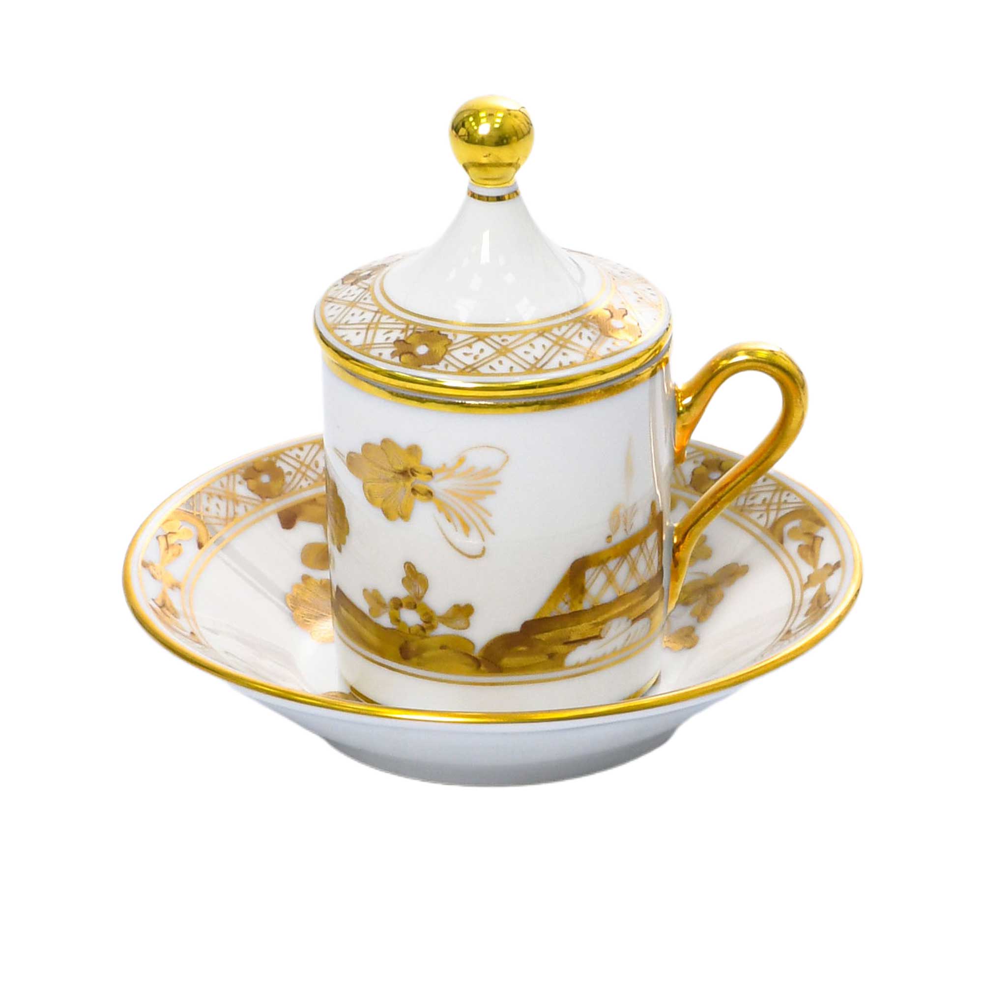 Richard Ginori Oriente Italiano Aurum Coffee cup with plate and cover set for two Impero | Coffee Cup & Saucer | Coffee Cup & Saucer Set | Cups | Cups & Saucer Set | Home and Furniture Home Drinkware | Home and Furniture Home Table Top Richard Ginori Oriente Italiano Aurum Coffee cup with plate and cover set for two Impero | Coffee Cup & Saucer | Coffee Cup & Saucer Set | Cups | Cups & Saucer Set | Home and Furniture Home Drinkware | Home and Furniture Home Table Top