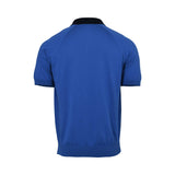 Gran Sasso Men's Knitted Tennis Polo Shirt with Contrast Collar