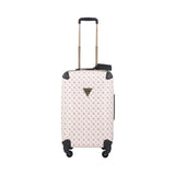 Guess Wilder Cream Carry-On Hard Luggage, Size 55 Cm