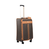 Guess Kasinta Brown Cognac Check-in Soft Luggage, Size 61 Cm