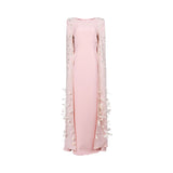 GW Couture Women's Champagne Long Dress