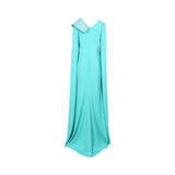GW Couture Women's Tiffany Blue Long Dress