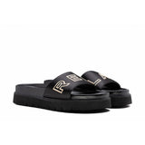 Replay Women's Natural Component Black Slipper