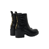 Replay Women's Black  Medium Heel Leather Boot