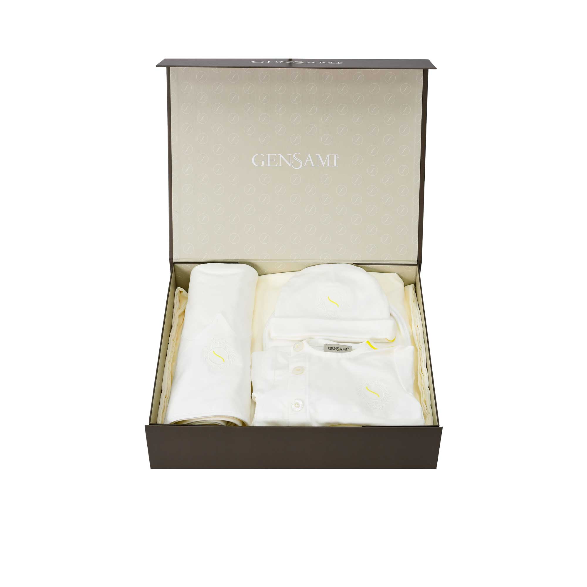 Gensami Kids New Born Luxury Cotton Bedding and Sleepsuit Set