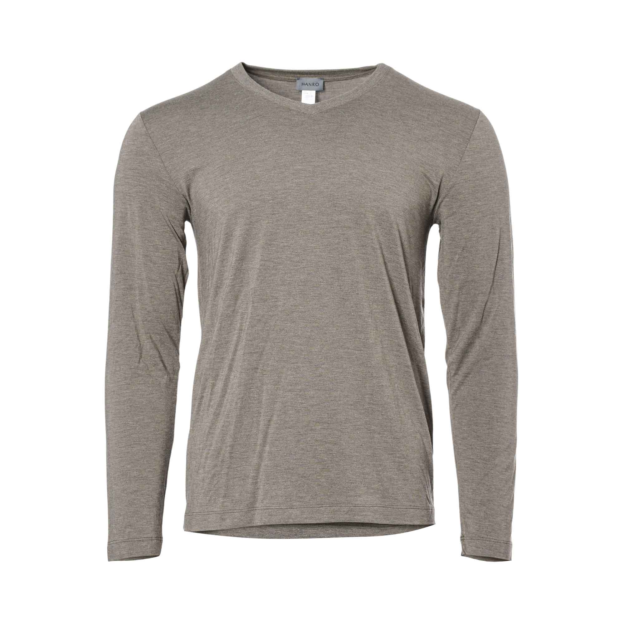 Hanro Men's Casuals Long Sleeve V-Neck T-shirt | All Clothing | Basics | Basics T-Shirts | GCC | Men | Mens | Mens Fashion | Nightwear Hanro Men's Casuals Long Sleeve V-Neck T-shirt | All Clothing | Basics | Basics T-Shirts | GCC | Men | Mens | Mens Fashion | Nightwear