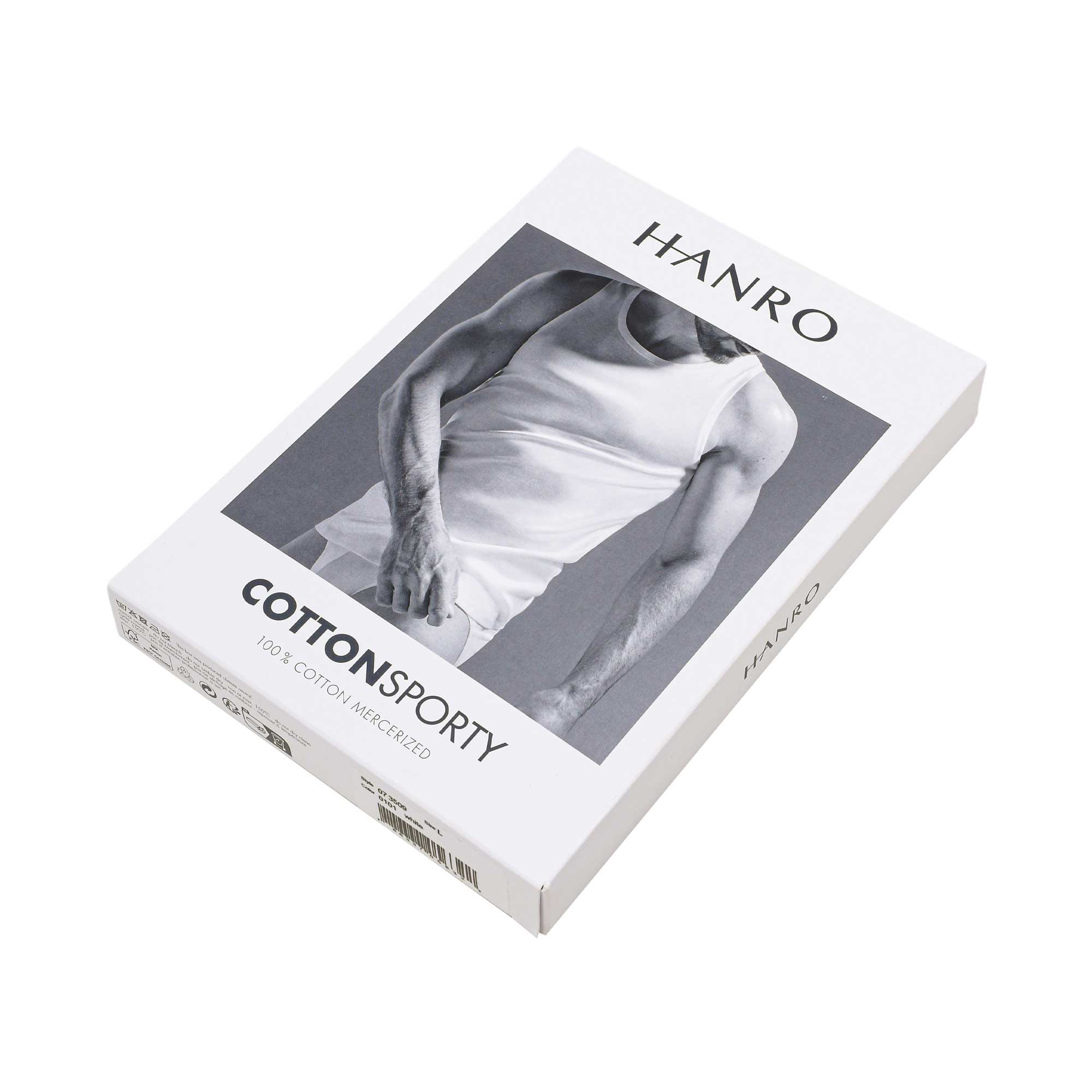 Hanro Men's White Sport Cotton Tank | All Clothing | GCC | Men | Mens | Mens Fashion | Underwear Hanro Men's White Sport Cotton Tank | All Clothing | GCC | Men | Mens | Mens Fashion | Underwear