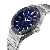 Saint Honore Haussman II Gents Blue Dial Stainless Steel Watch